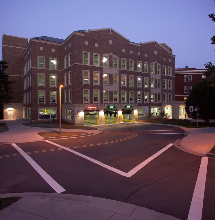 Michigan State University Grand River Avenue I Parking Structure — image 1