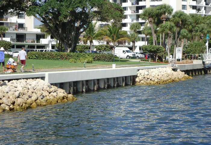 Old Port Cove Quay Seawall — image 2