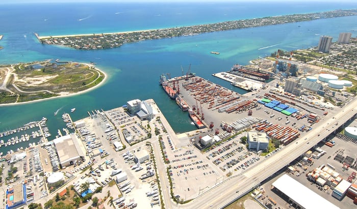 Port of Palm Beach Slips and Marginal Wharf Hydrographic Survey — image 1