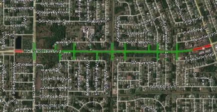 Port St. Lucie Blvd. from Becker Road to Paar Drive