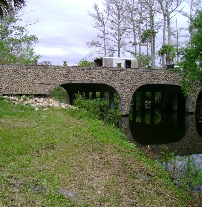 Riverbend Park Vehicular Entrance Bridge — image 1