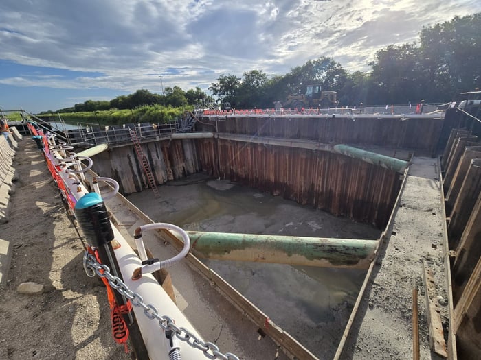 SFWMD C-23/24 South Reservoir - S-456 Structure Cofferdam — image 2