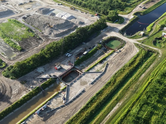 SFWMD C-23/24 South Reservoir - S-456 Structure Cofferdam