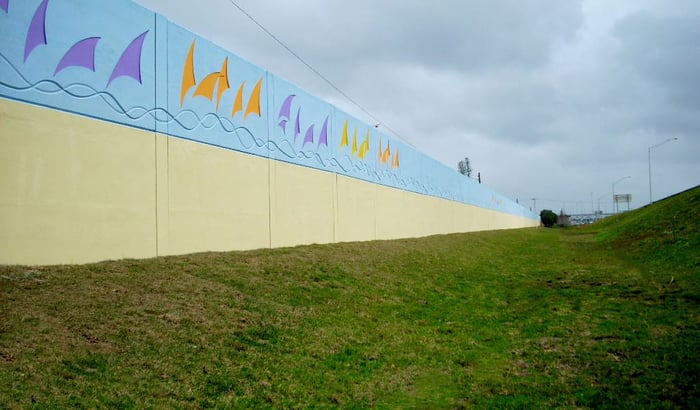 SR 91 Golden Glades Sound Walls and Bridge Painting — image 1