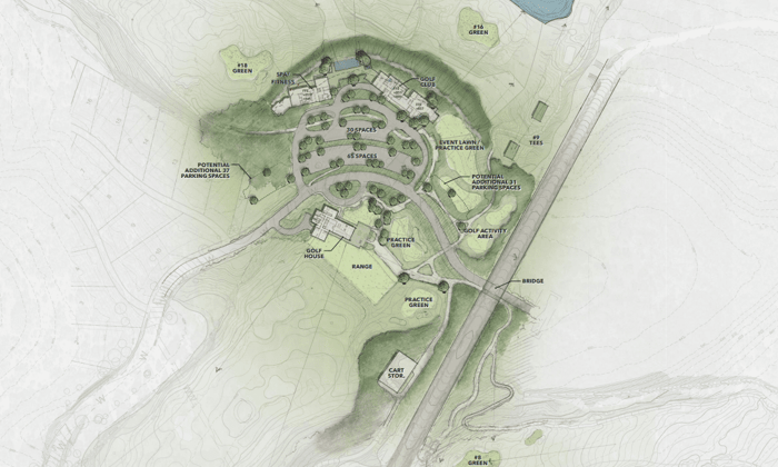 Travis Club - Gatehouse and Golf House Arrival Building — image 3