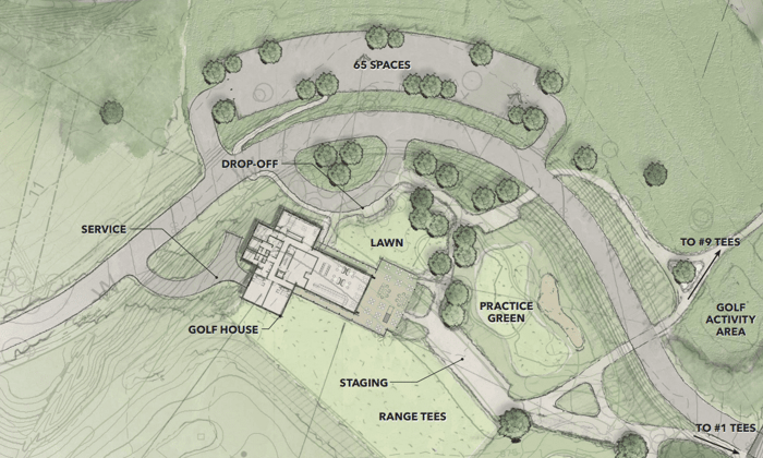 Travis Club - Gatehouse and Golf House Arrival Building — image 2