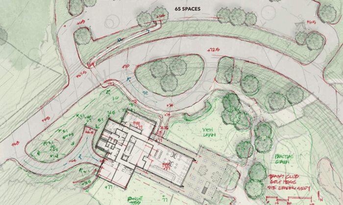 Travis Club - Gatehouse and Golf House Arrival Building — image 1