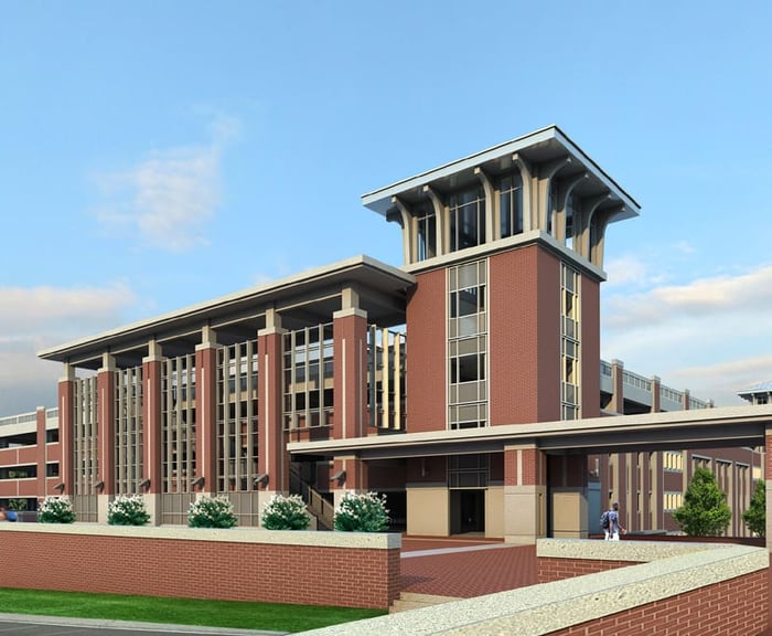 UNC Charlotte - South Village Deck — image 1