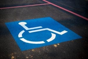 accessible parking space