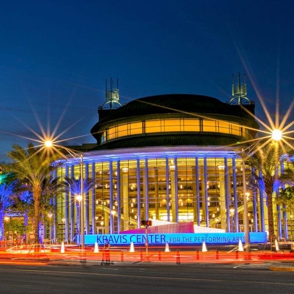 Kravis Center WPB night, Tampa Civil Engineering