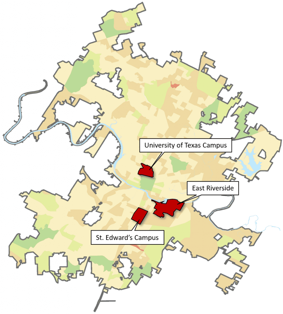 Access Gap Clusters Map