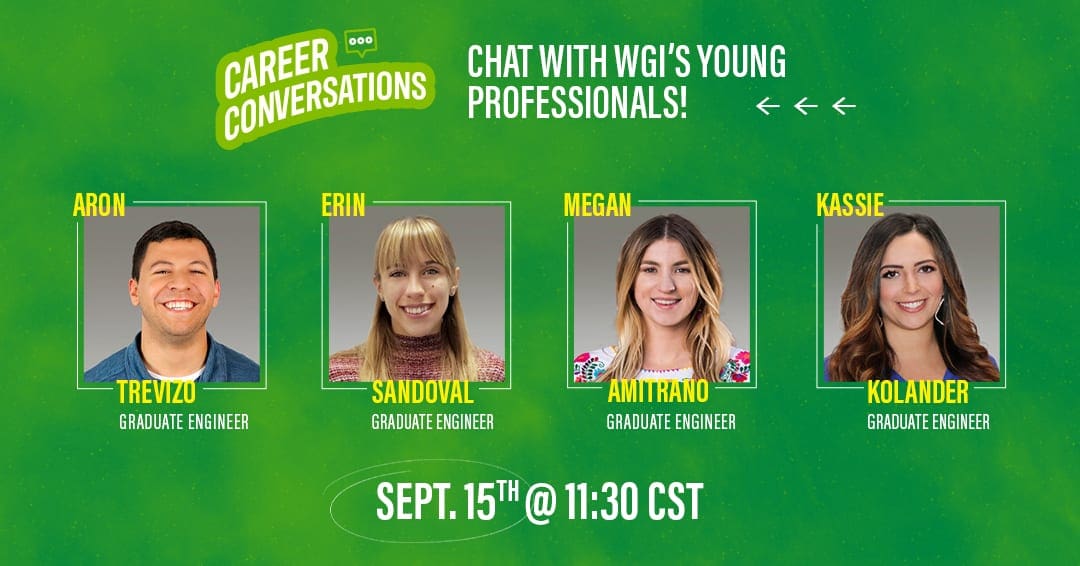 WGI Career Conversations 9/15/2020: Aron Trevizo, Megan Amitrano, Erin Sandoval, Kassie Kolander