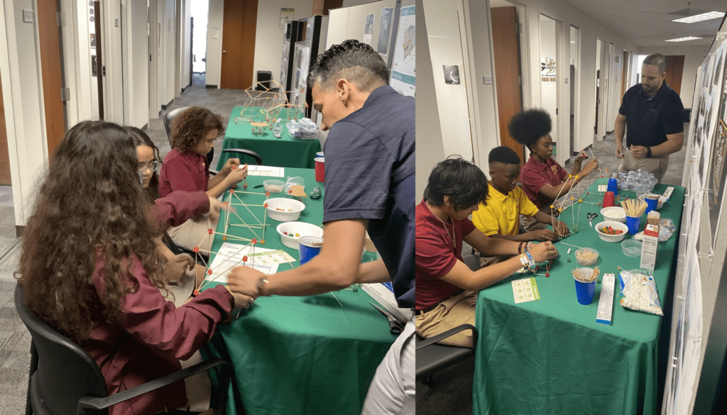 STEM construction with Buildings at Tampa Stem Fair