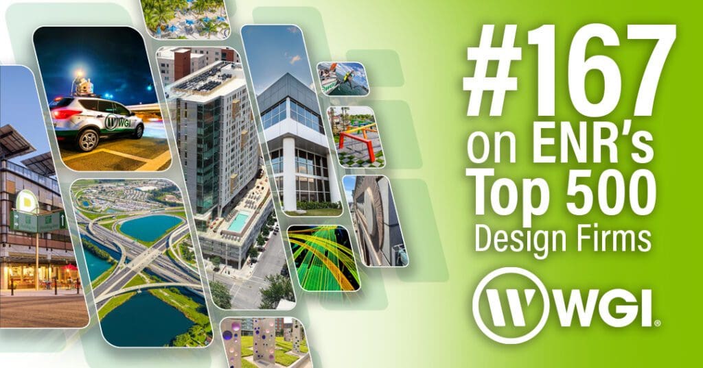 2022 ENR Top 500 Design Firms List WGI Moves Up to 167 WGI