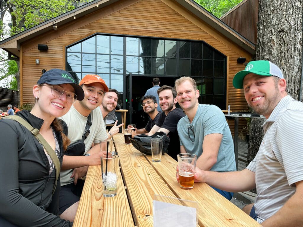 WGI Austin office on their bike tour