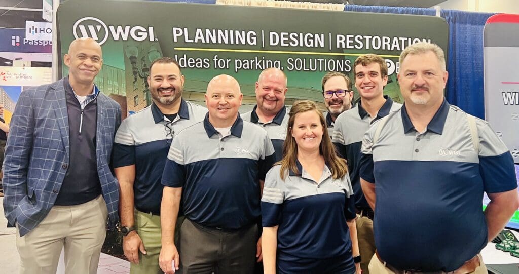 Jacob and the WGI parking team at the IPMI Conference