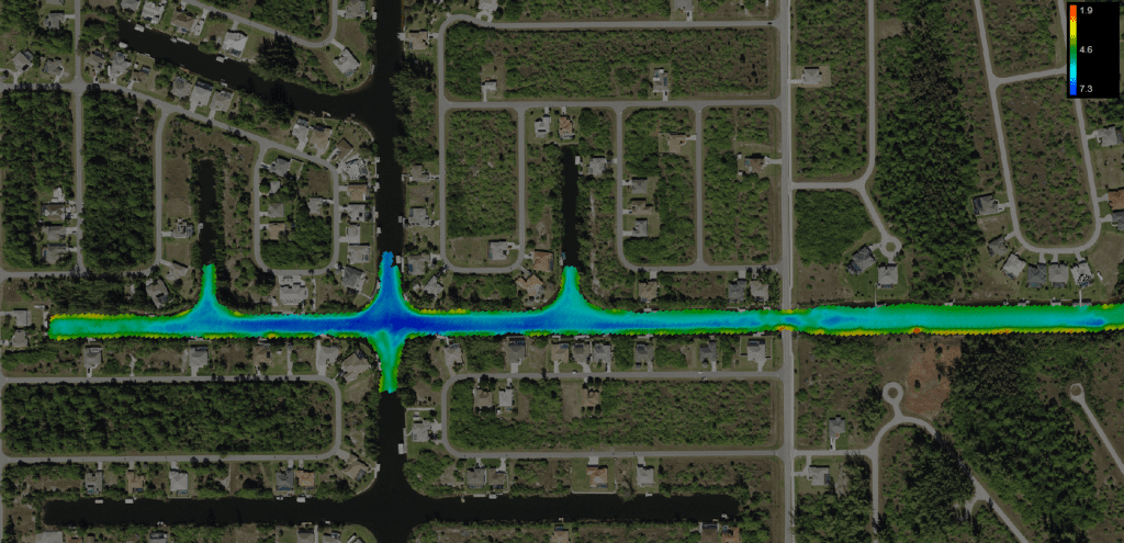 South Gulf Cove Canals Multibeam Survey, Charlotte County, FL v2