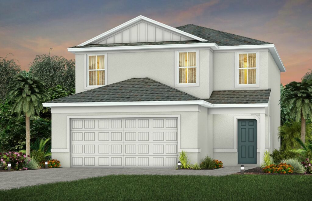 rendering of two story home