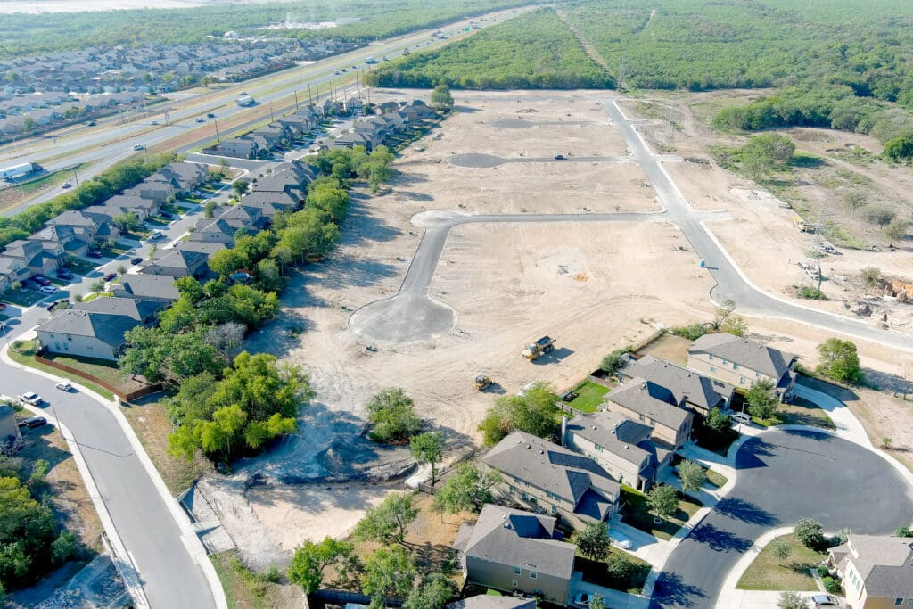 land under construction