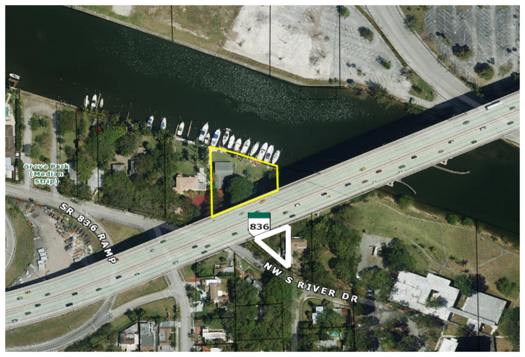 section off of bridge