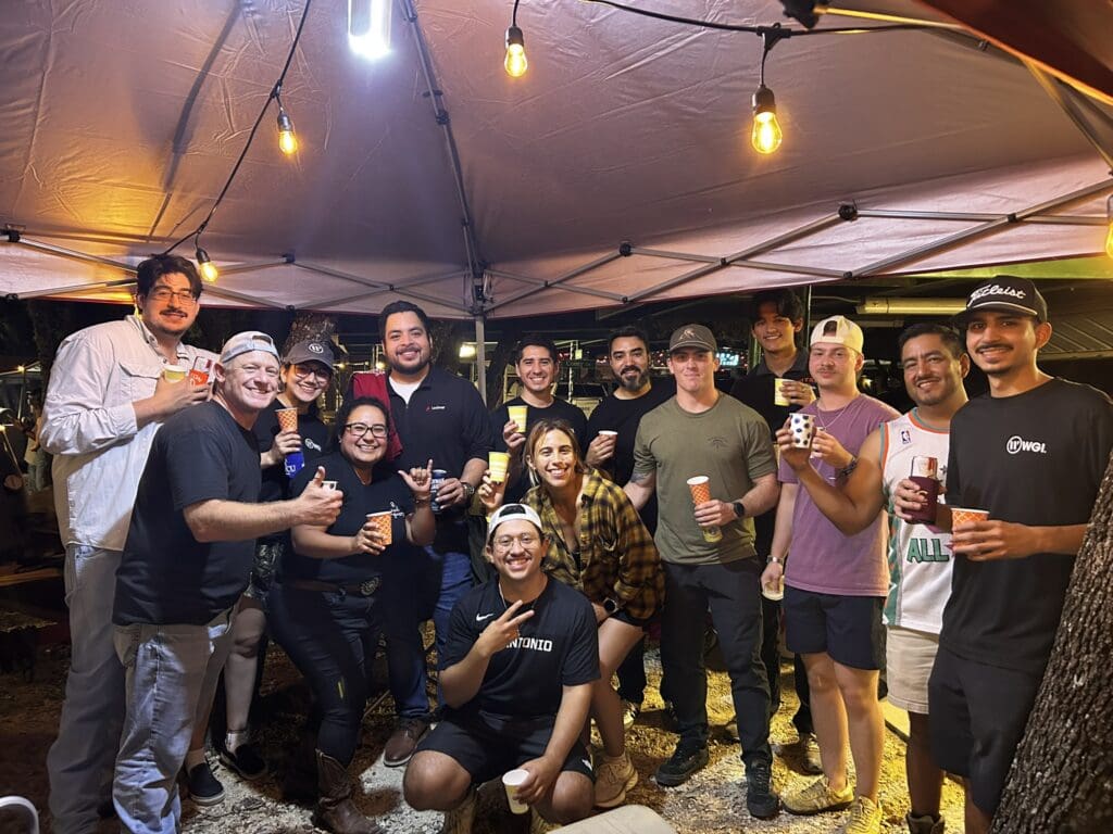group photo for karaoke