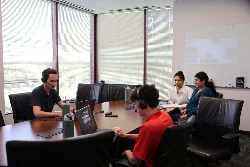 interns working together