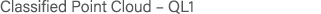 Classified Point Cloud – QL1